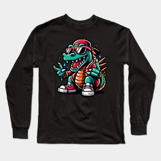 Cool Crocodile Long Sleeve T-Shirt